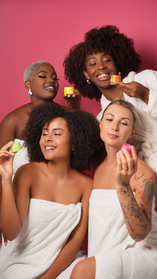 Kit 4 Máscara de Dormir Occean Lips com Aplicador