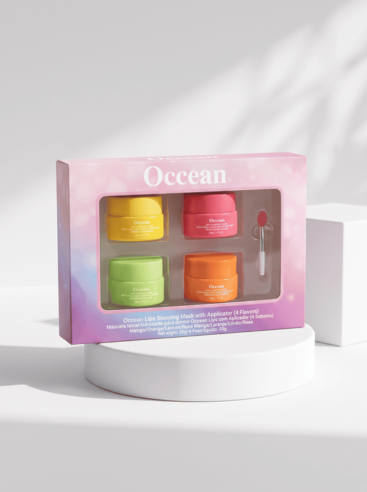 Kit 4 Occean Lips Sleeping Mask with Applicator