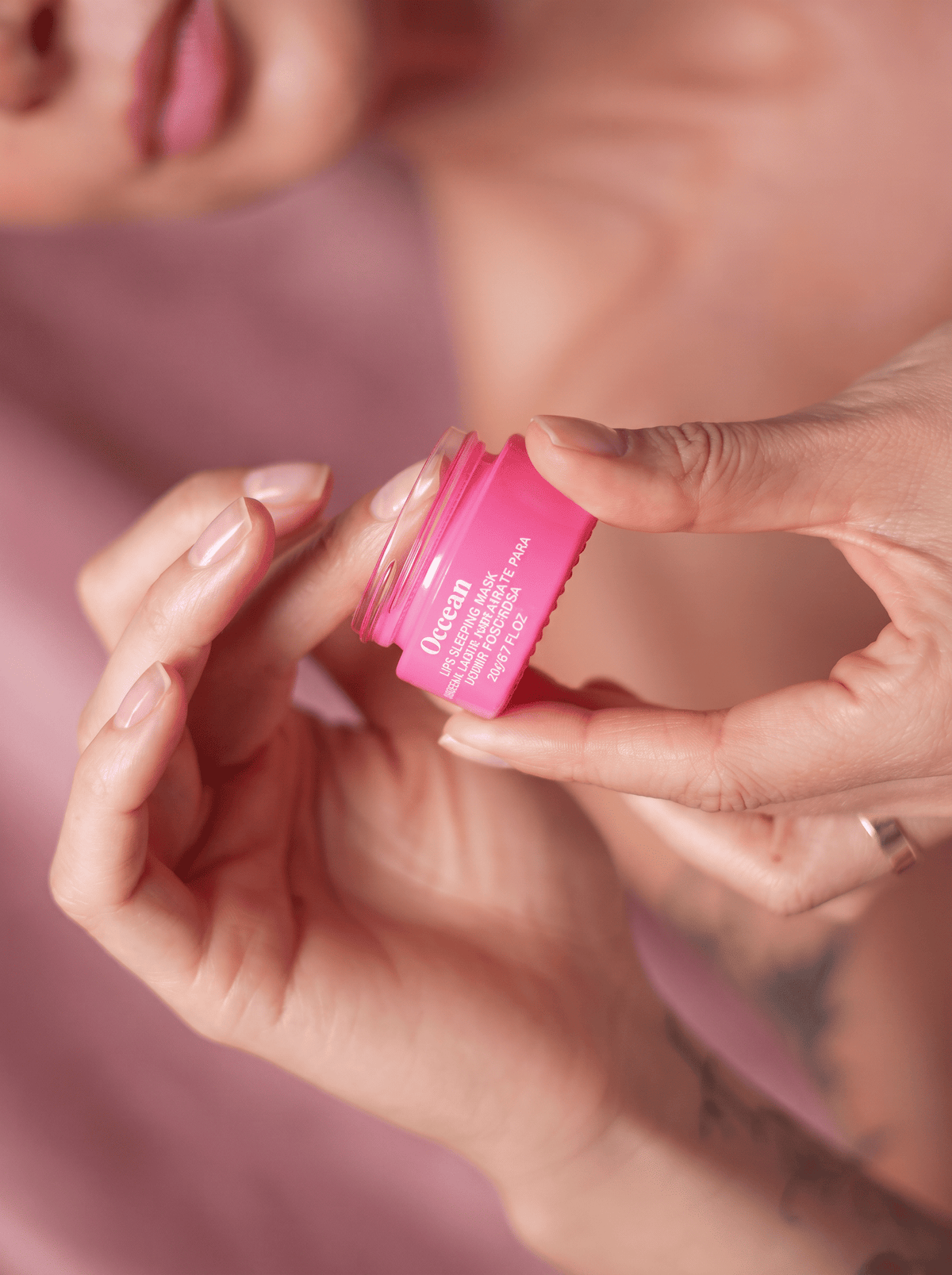 Kit 4 Occean Lips Sleeping Mask with Applicator